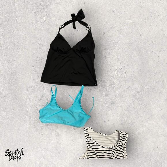 Womens Large Tank Tops Bundle 5 Pack Mixed Brands Bralettes and Sleeveless Set - Picture 3 of 6